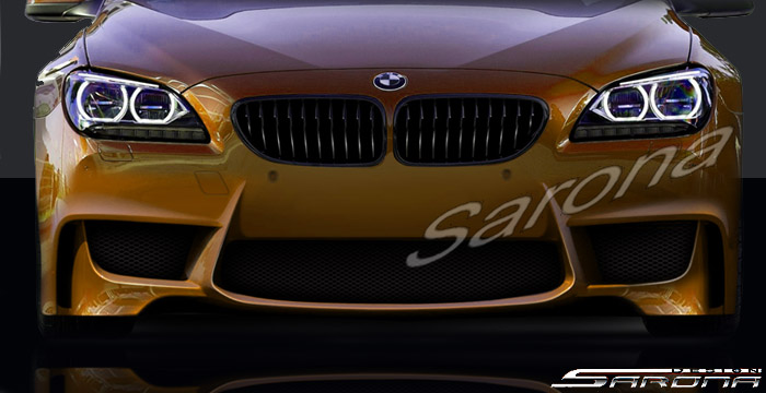 Custom BMW 6 Series  Coupe, Convertible & Sedan Front Bumper (2011 - 2016) - $850.00 (Part #BM-046-FB)